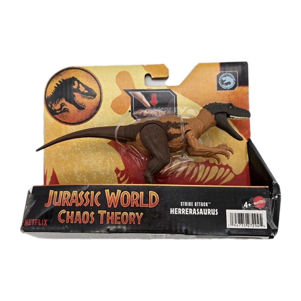 Jurassic World Chaos Theory Herrerasaurus Strike Attack Action Figure